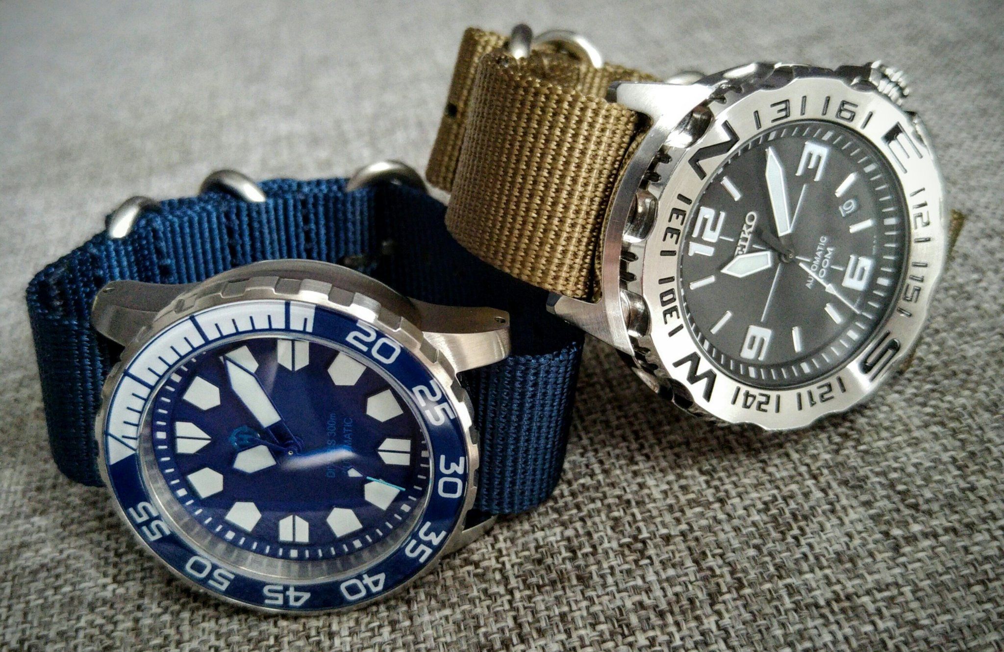 We think our ballistic nylon straps look good on these watches, don't you agree? Photo by #varioeveryday member Marcin