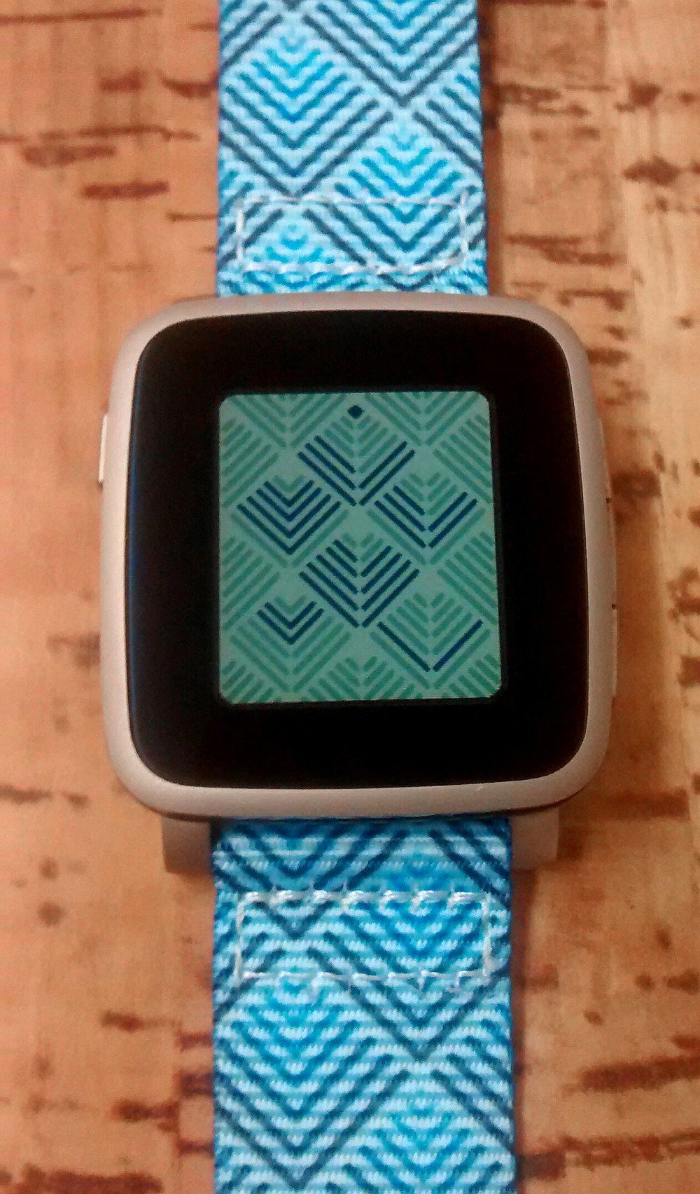 Nev Rawlins designed a pebble watch face to match our Sky Pyramid straps