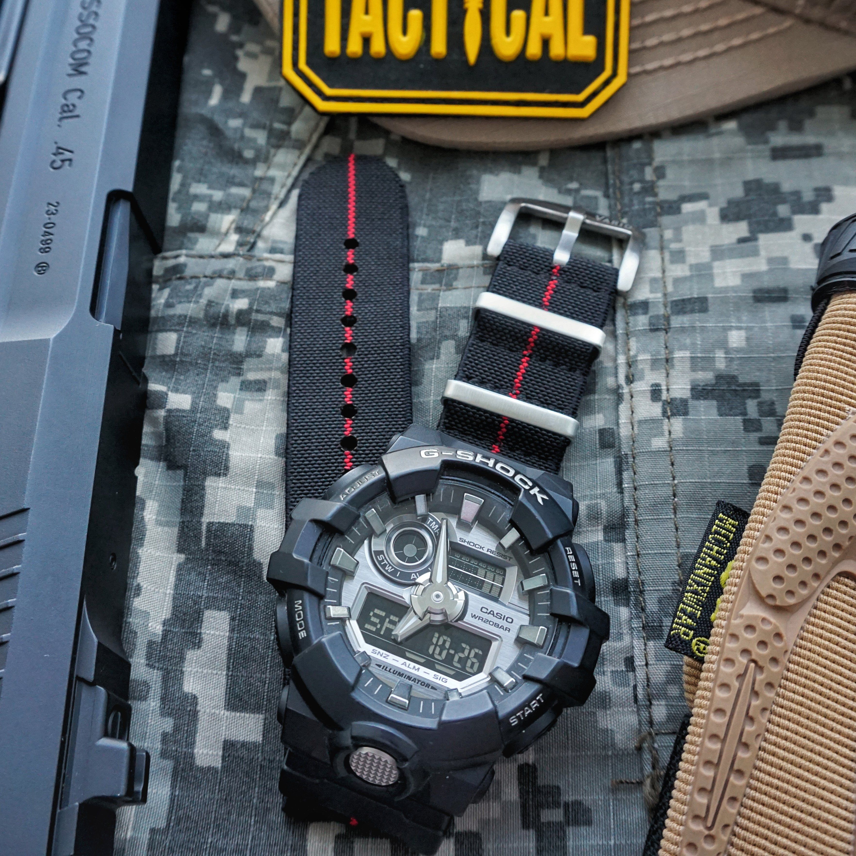 Our elastic works well with G-Shocks. Pick up a few and you won't regret it. Photo by #varioeveryday member @rvmarv42