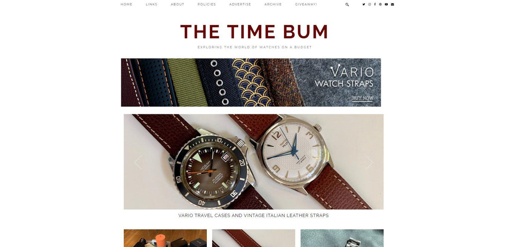 Vario Italian Leather Strap review by The Time Bum