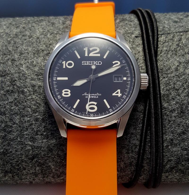 Seiko automatic watch with Vario silicone watch strap by #varioeveryday member @yeomanseiko