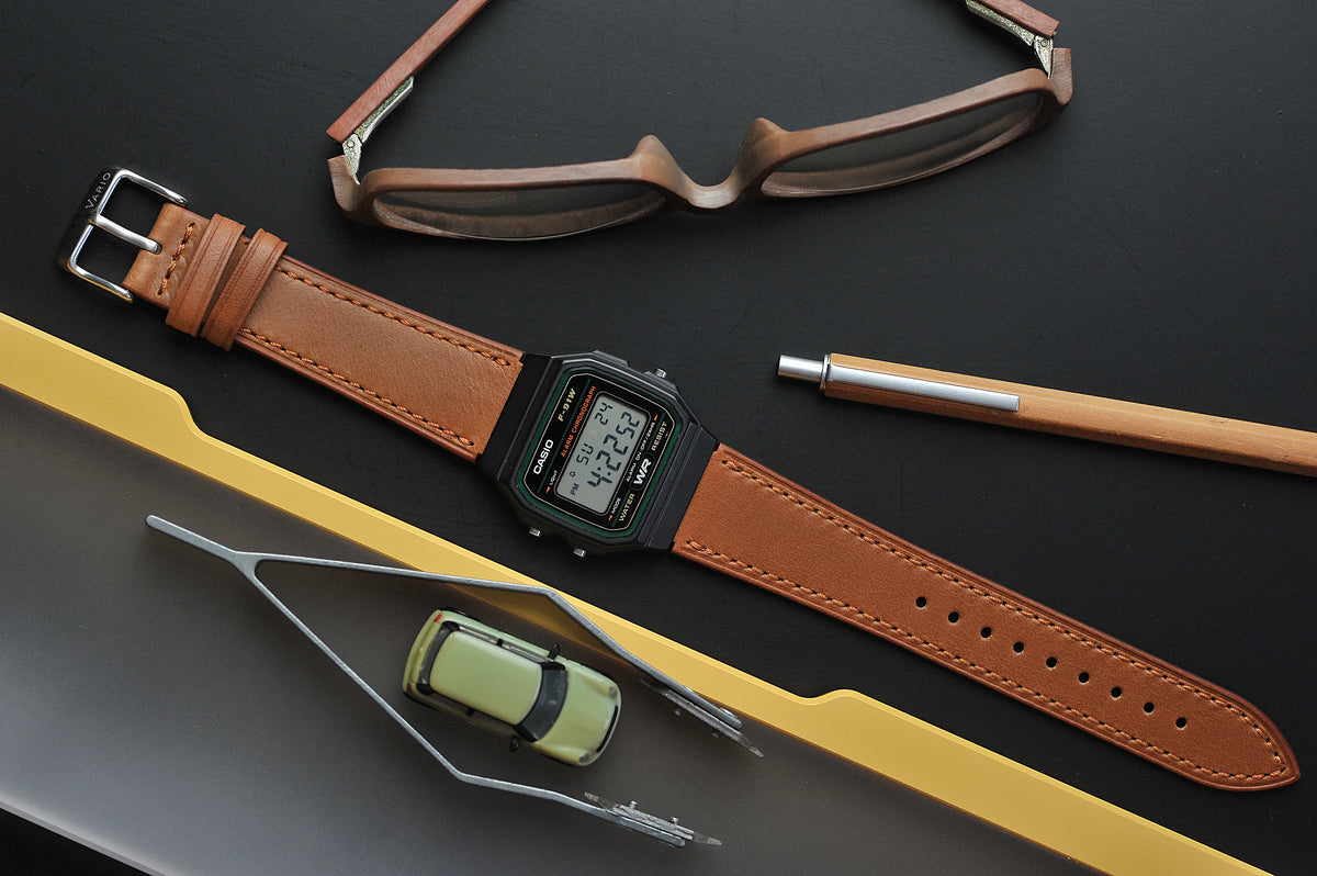 Vario fitted watch strap for casio F91W 