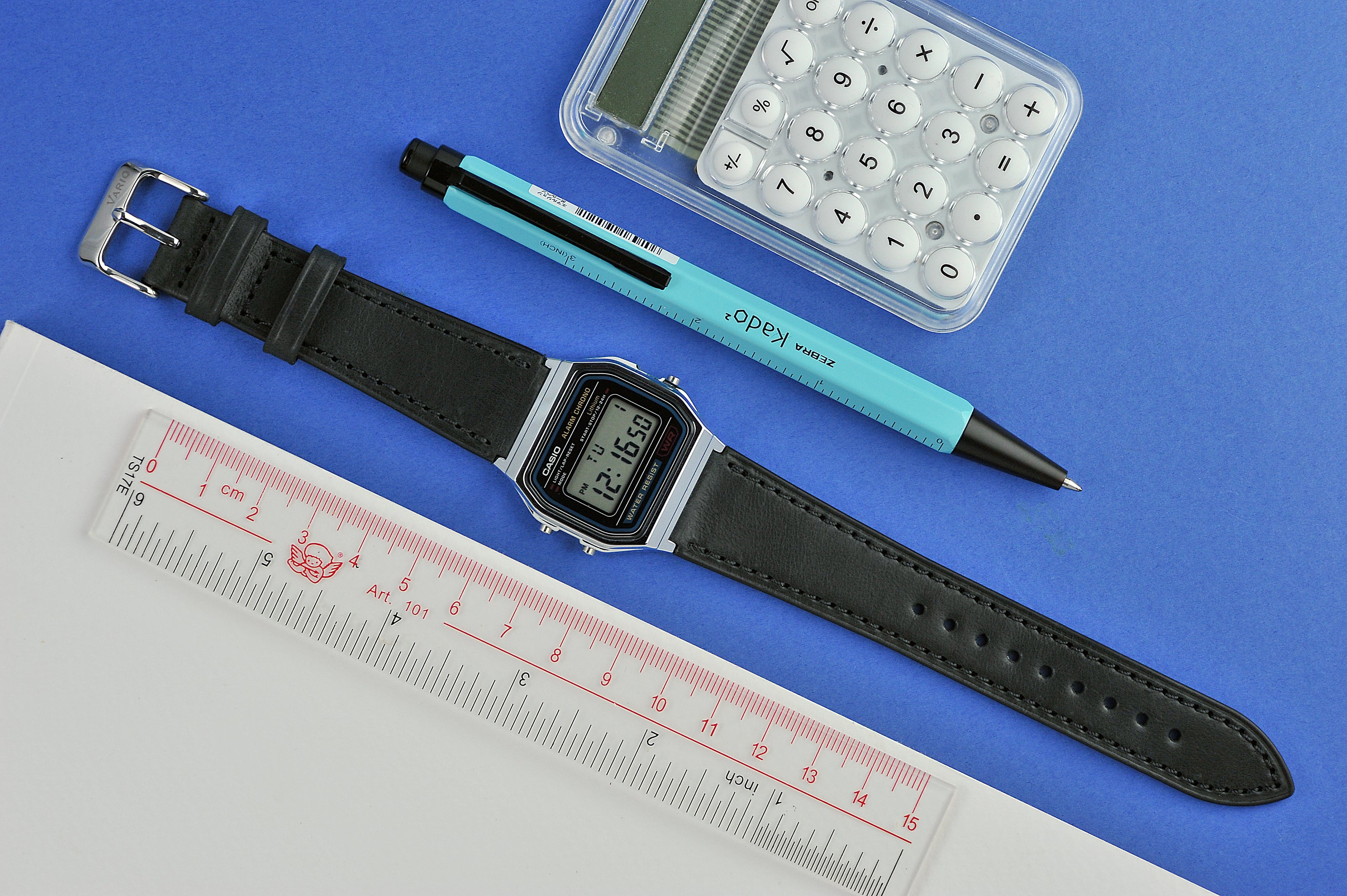 Wholesale Classic Pig Skin Leather 13 mm Watch Band EW9215-01E_K0036889