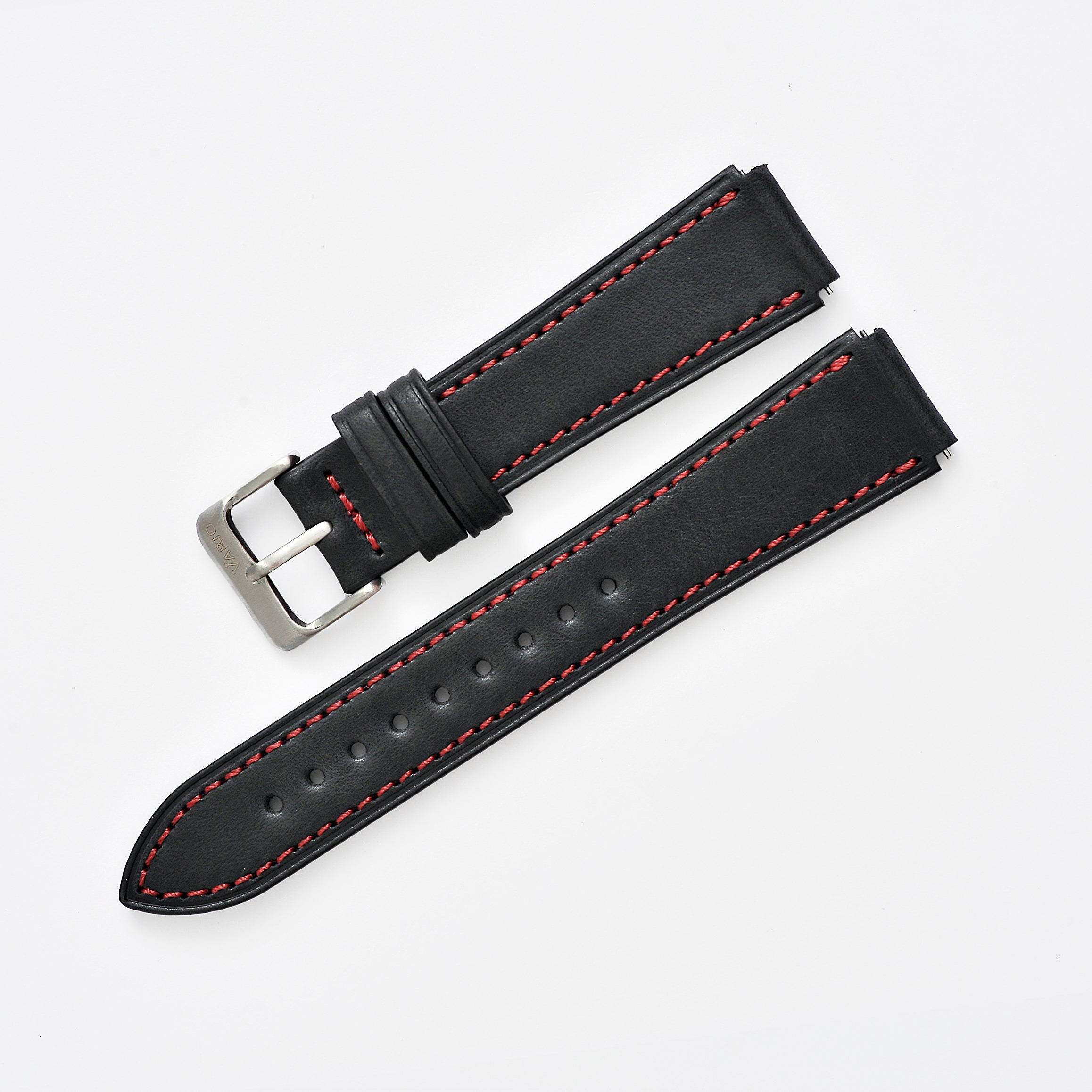 Red leather hot sale watch band