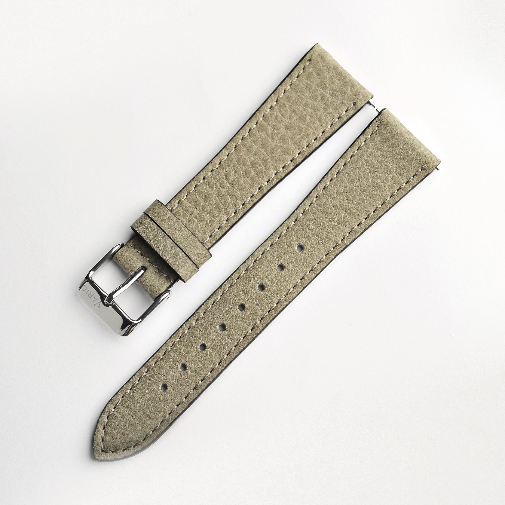 vario natural grain german leather with quick release watch strap