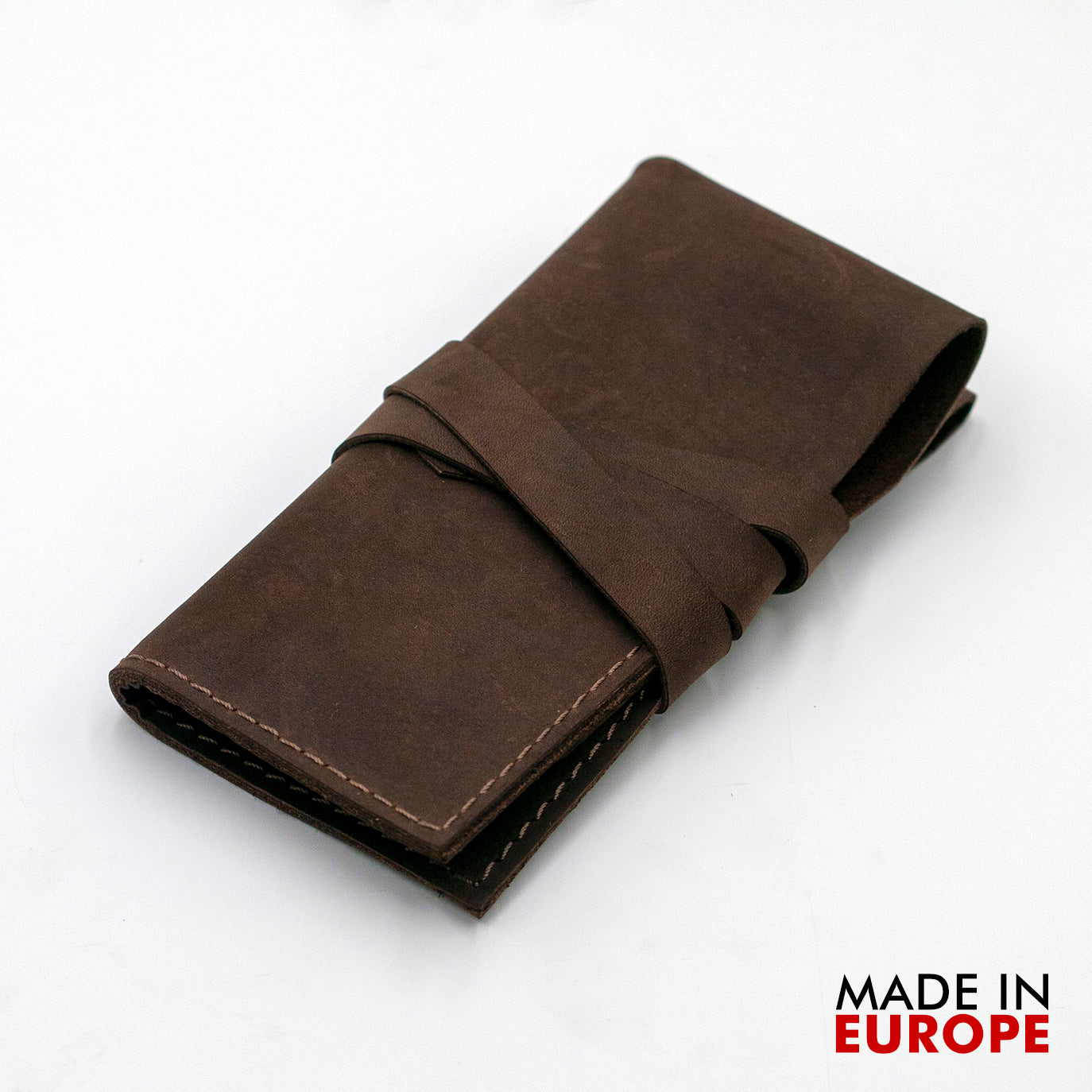 vario travel watch roll brown folded