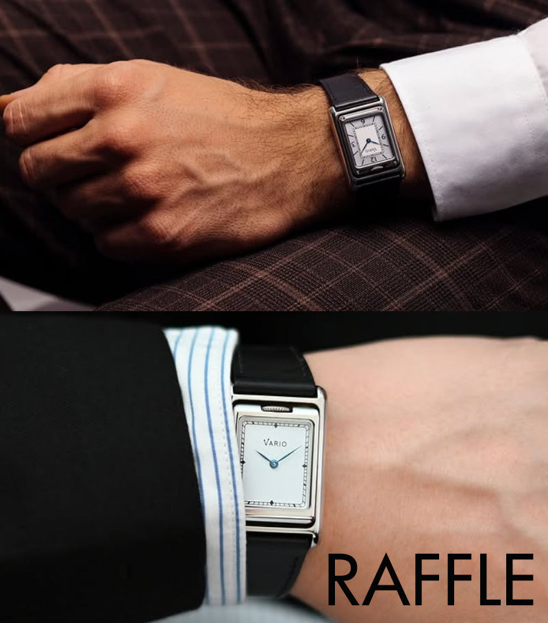 2024 Charity Raffle Vario VERSA Reversible Dual Time SilverWhite Wa