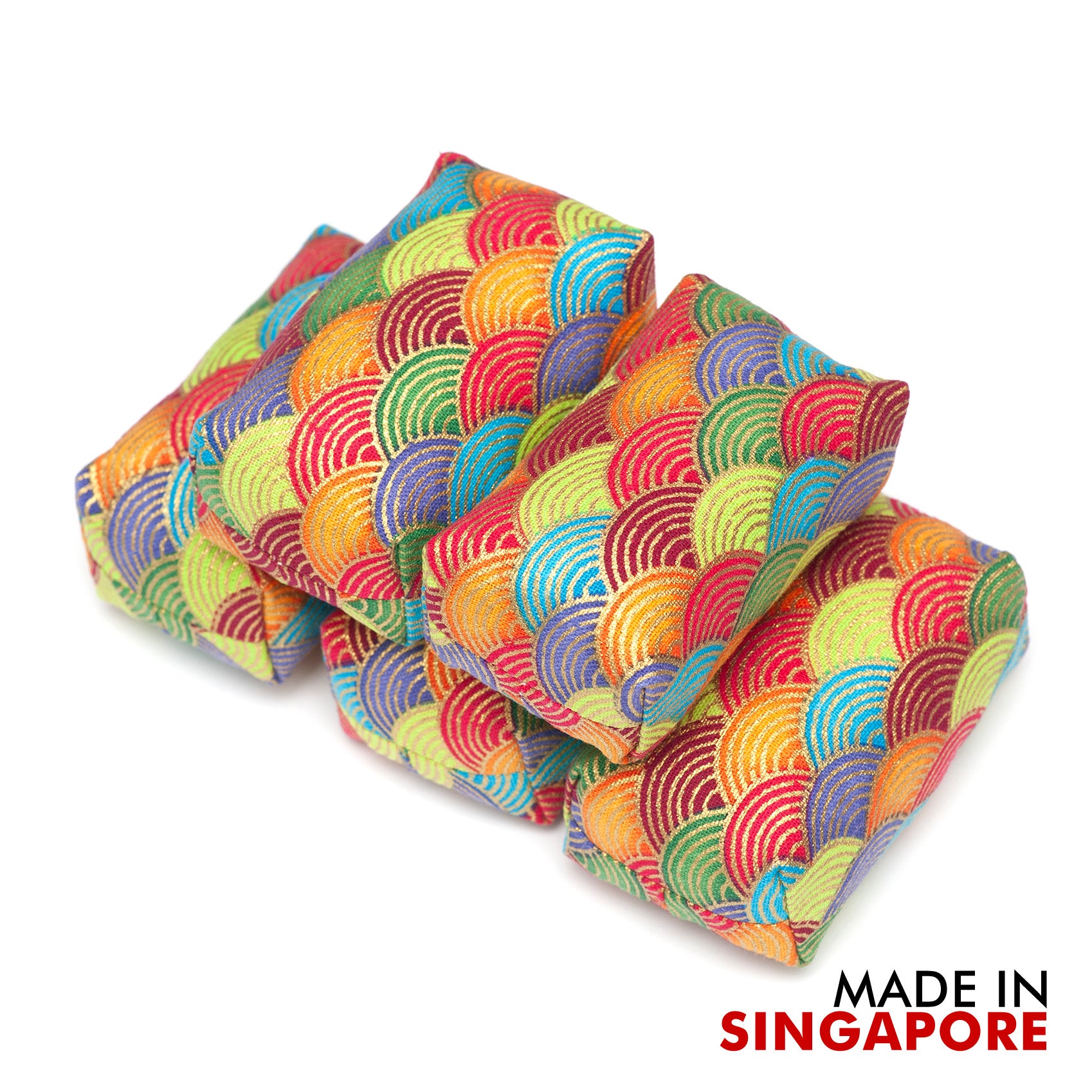 Vario x SAVH Handmade Rainbow Seigaiha Soft Watch Pillows