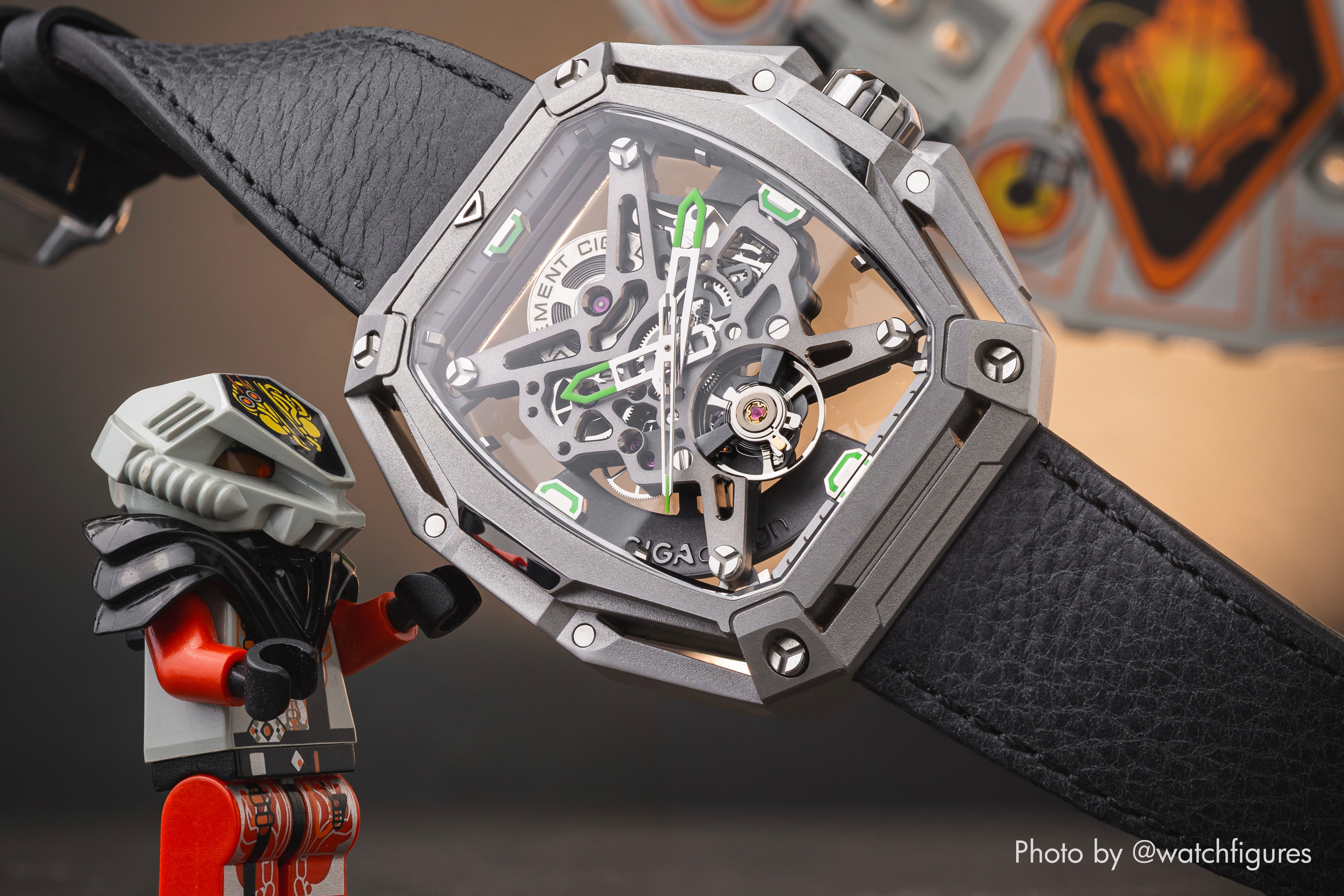 vario german leather on ciga watch
