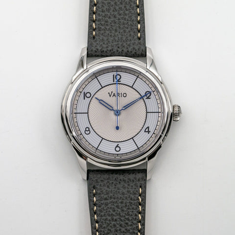 vario art deco sector dial dress watch