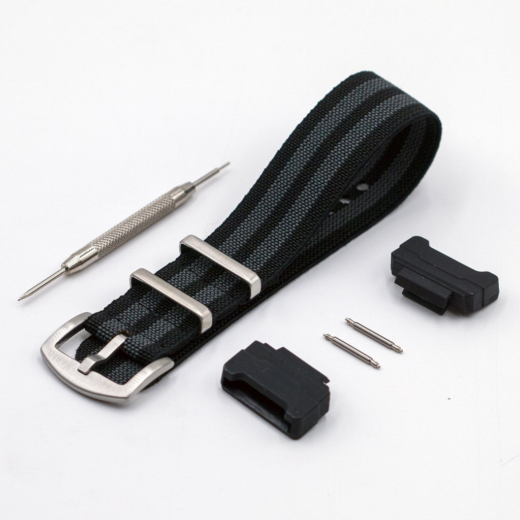 GShock Strap Replacement Nylon Mono Stripe GShock Watch Strap