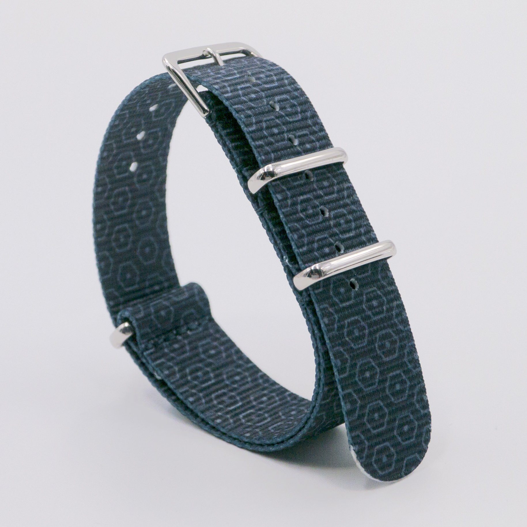 vario hex g graphic grey watch strap