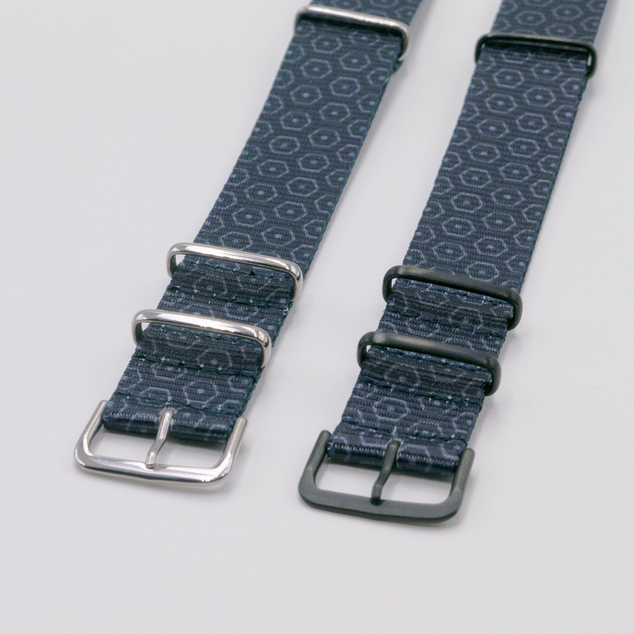 vario hex g graphic grey watch strap