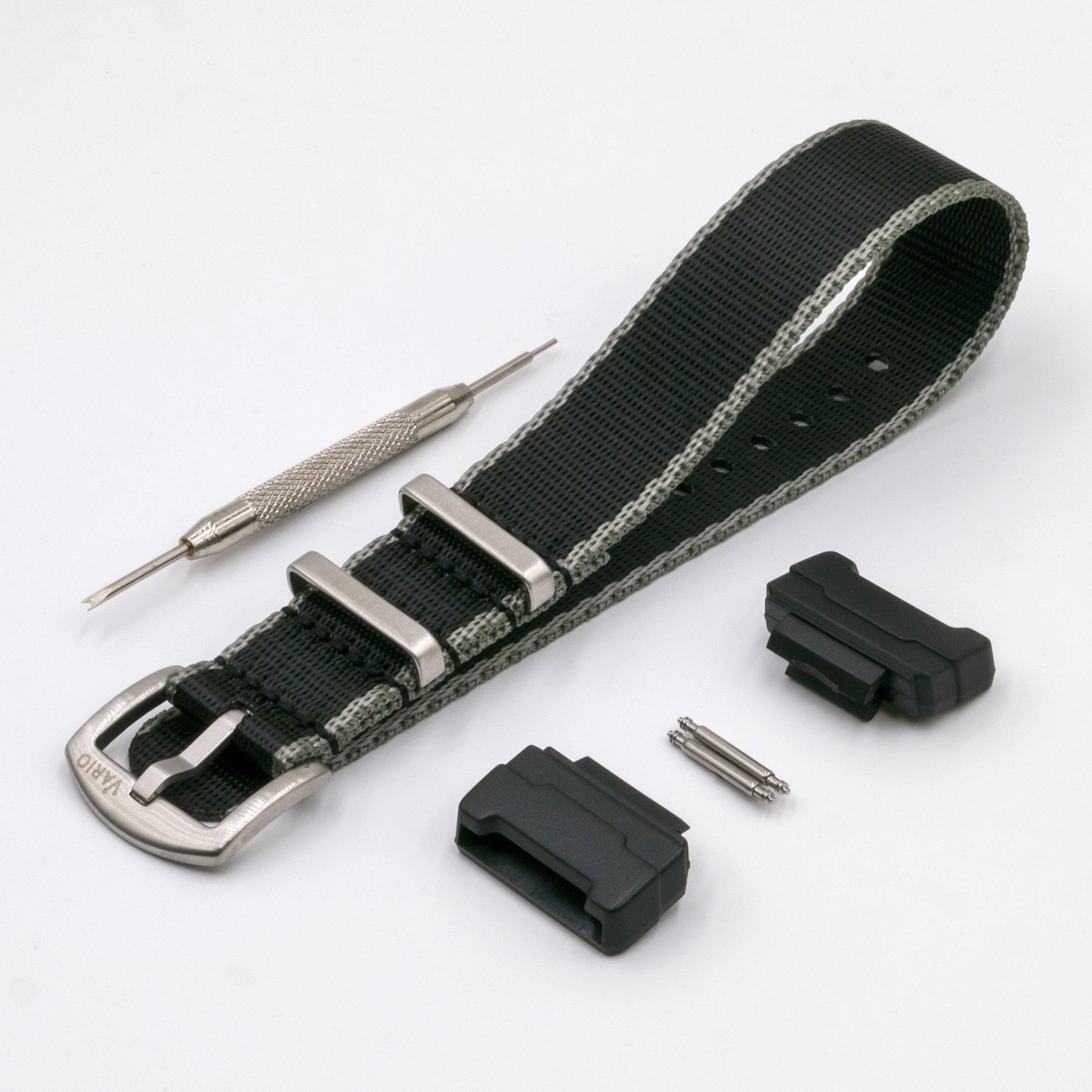 vario gshock seat belt adapter kit black and grey