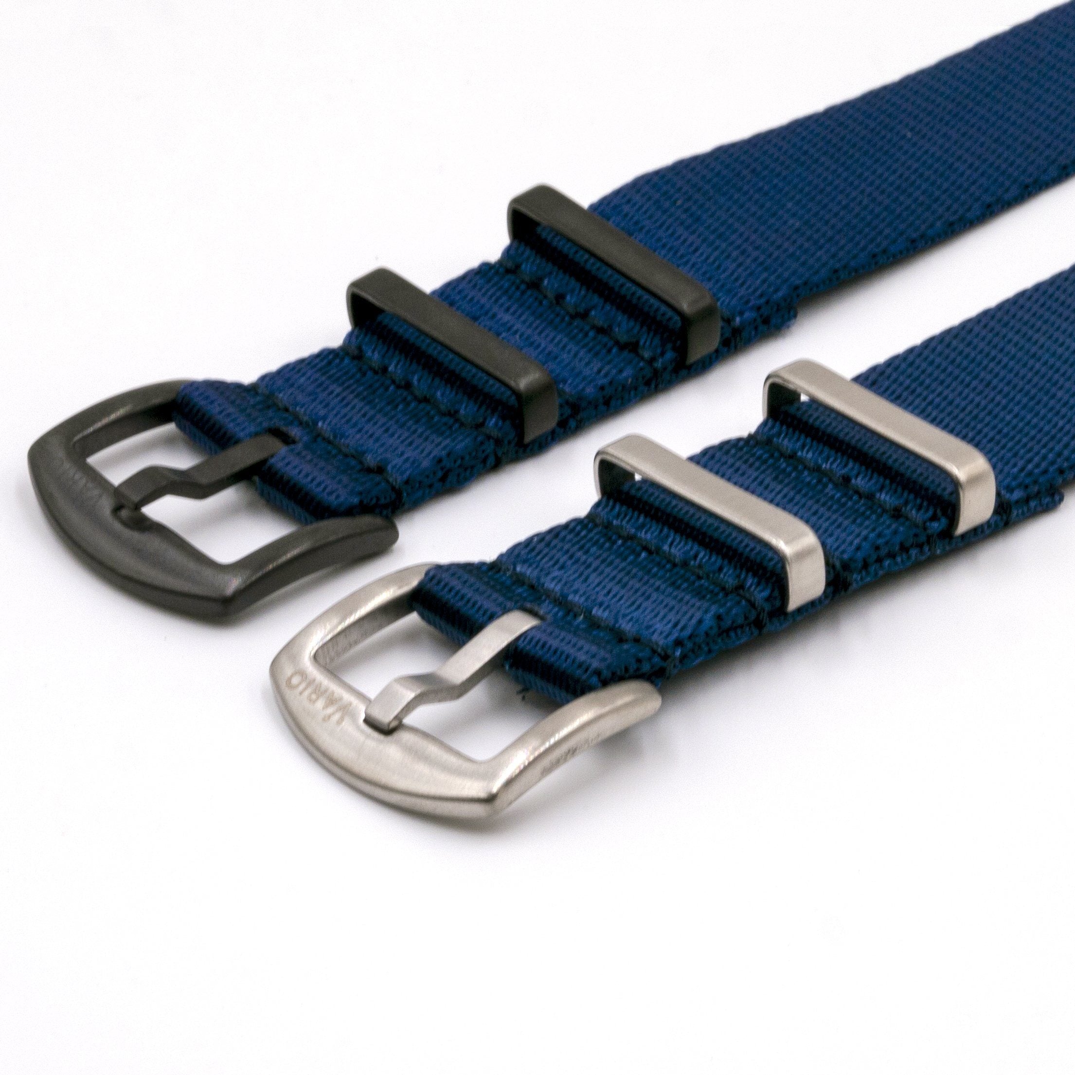 vario gshock seat belt adapter kit navy blue silver black buckle