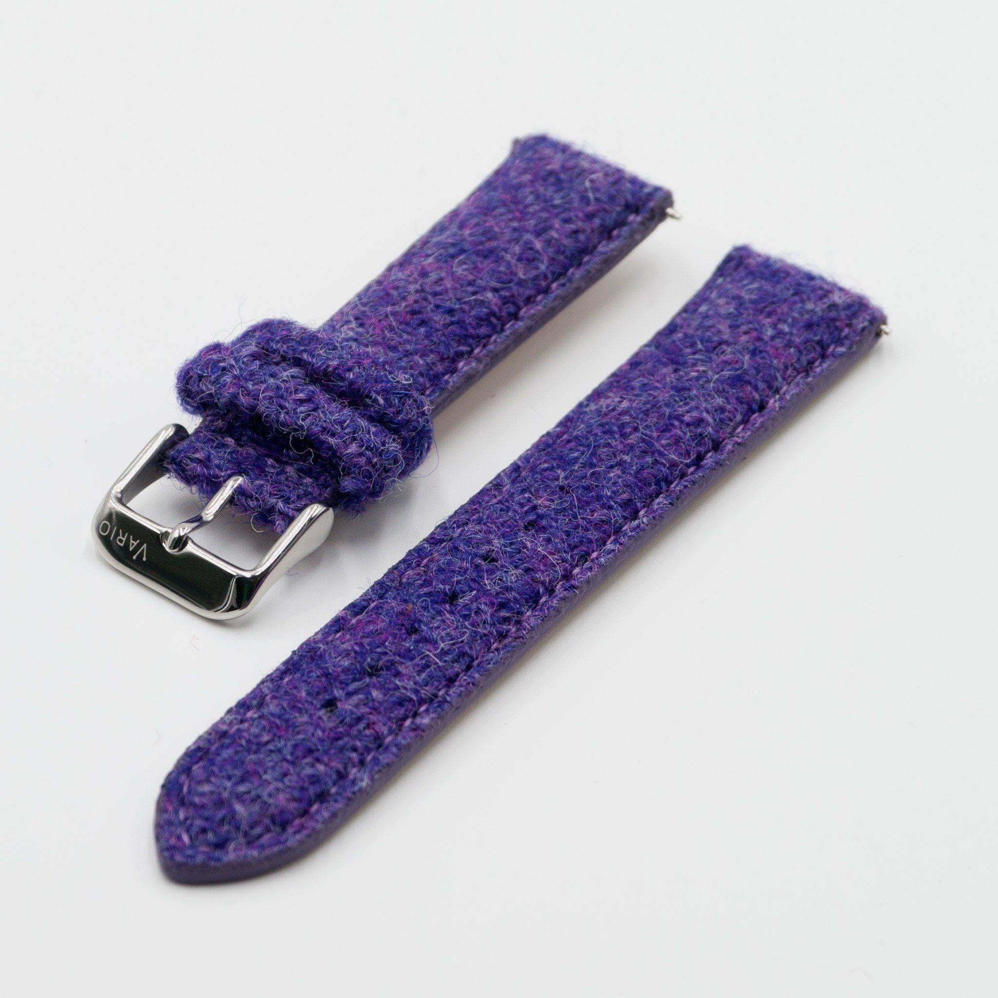 harris tweed watch strap 18mm 20mm 22mm purple