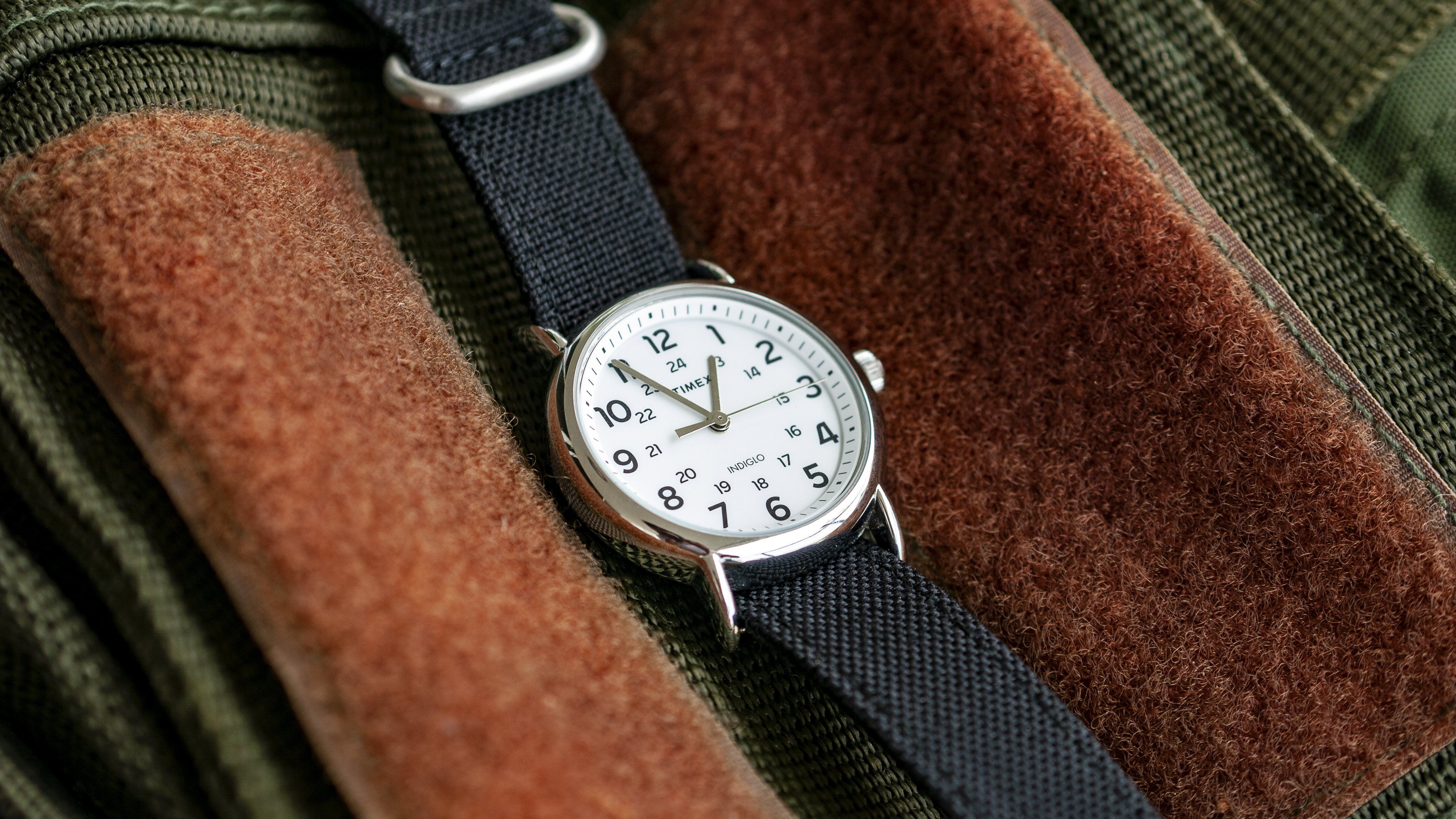 vario cordura single pass watch strap timex black