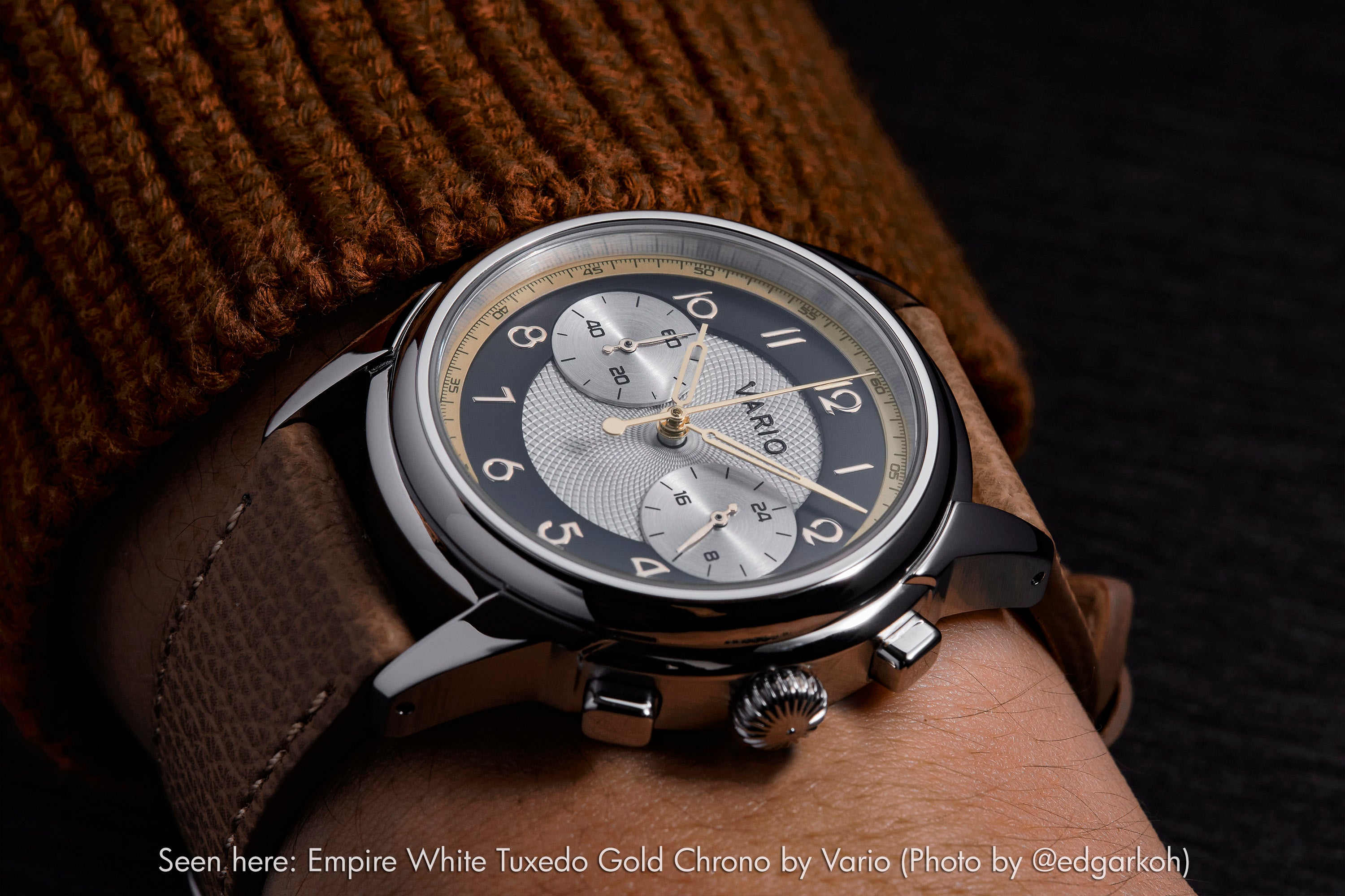 Vario Empire Tuxedo Dress Watch Chronograph VK64