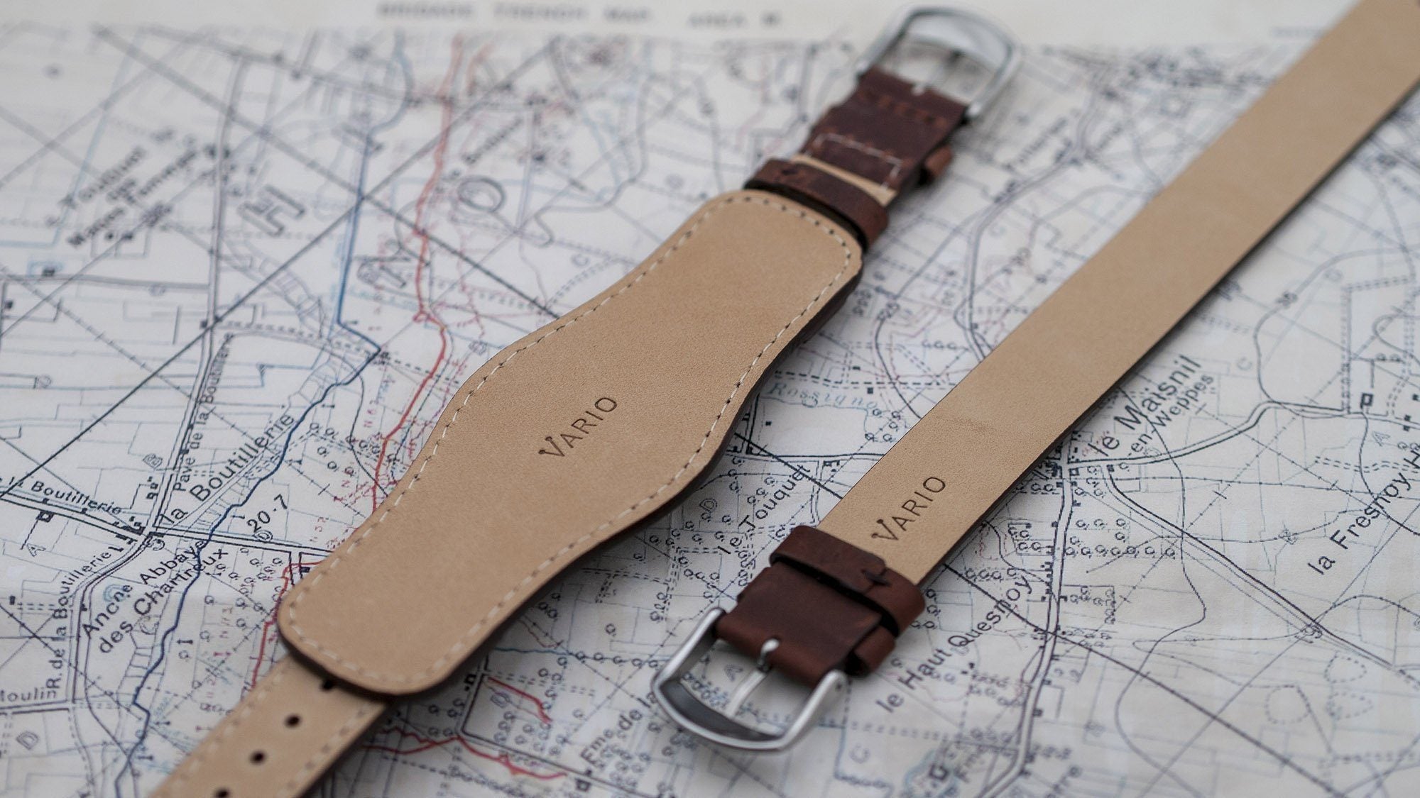 vario 1918 trench field watch leather watch band