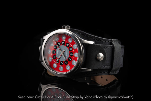 vario empire watch with crazy horse boal bund strap