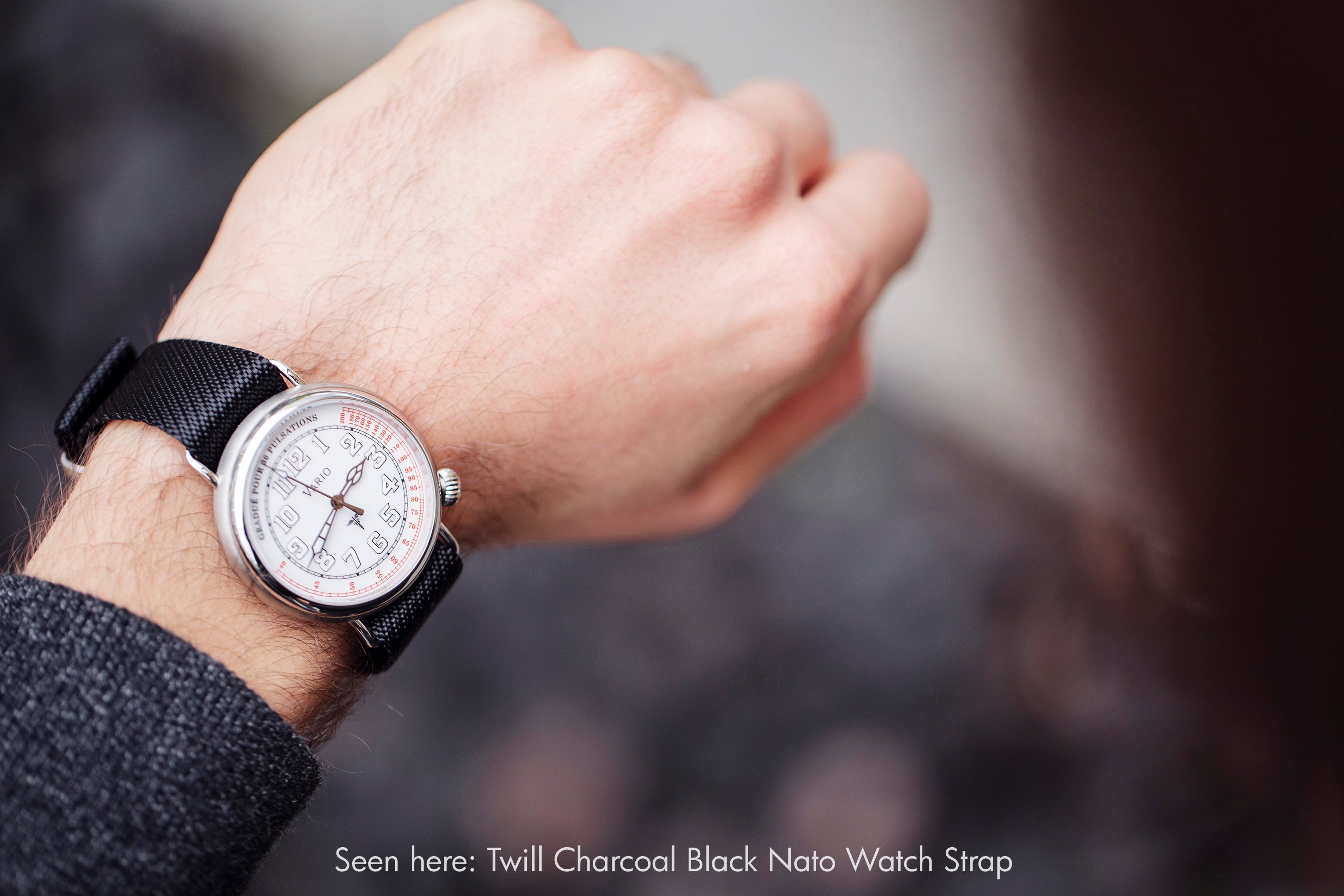 vario twill with 1918 trench medic watch