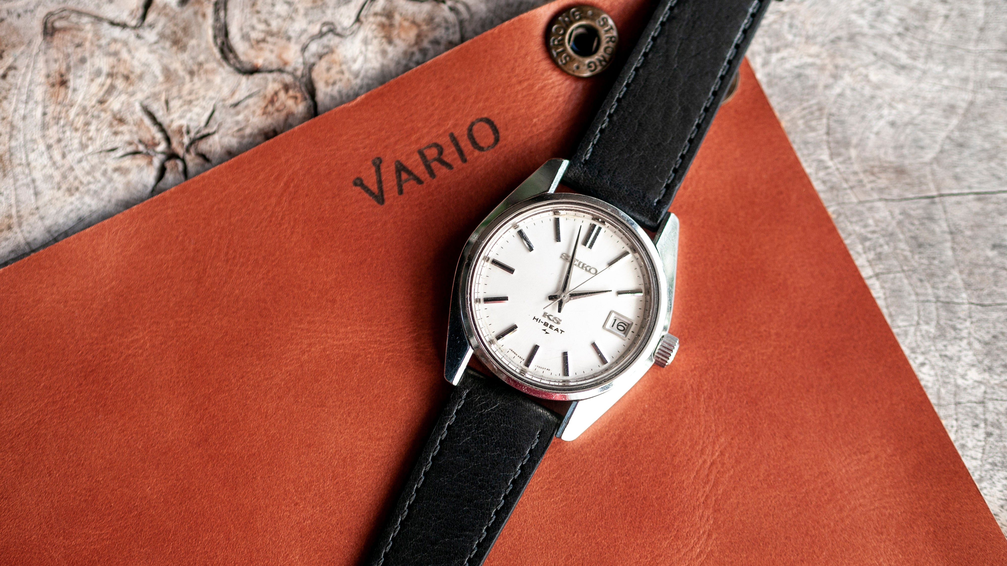 vario veg tan italian leather watch strap