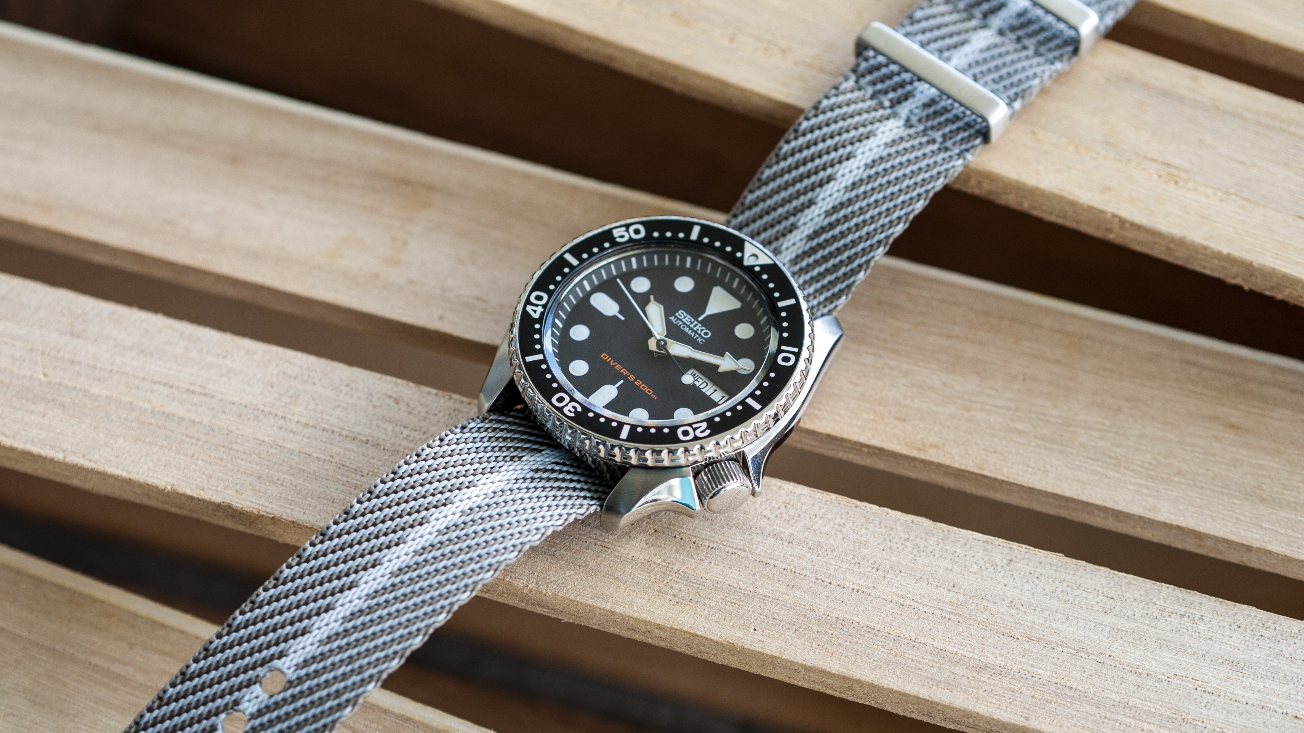 Vario Twill grey seiko skx
