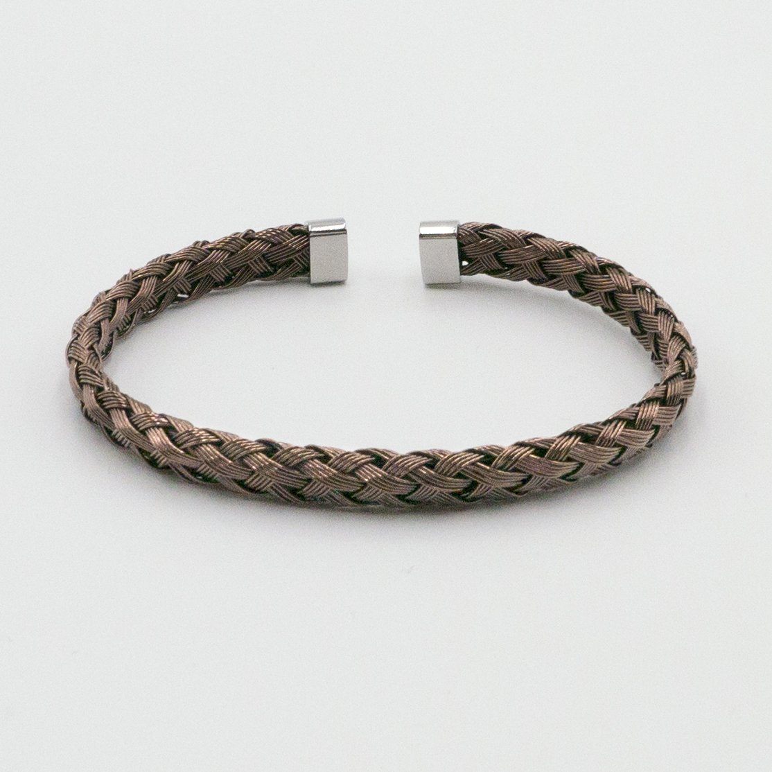 vario bronze woven mesh bracelet