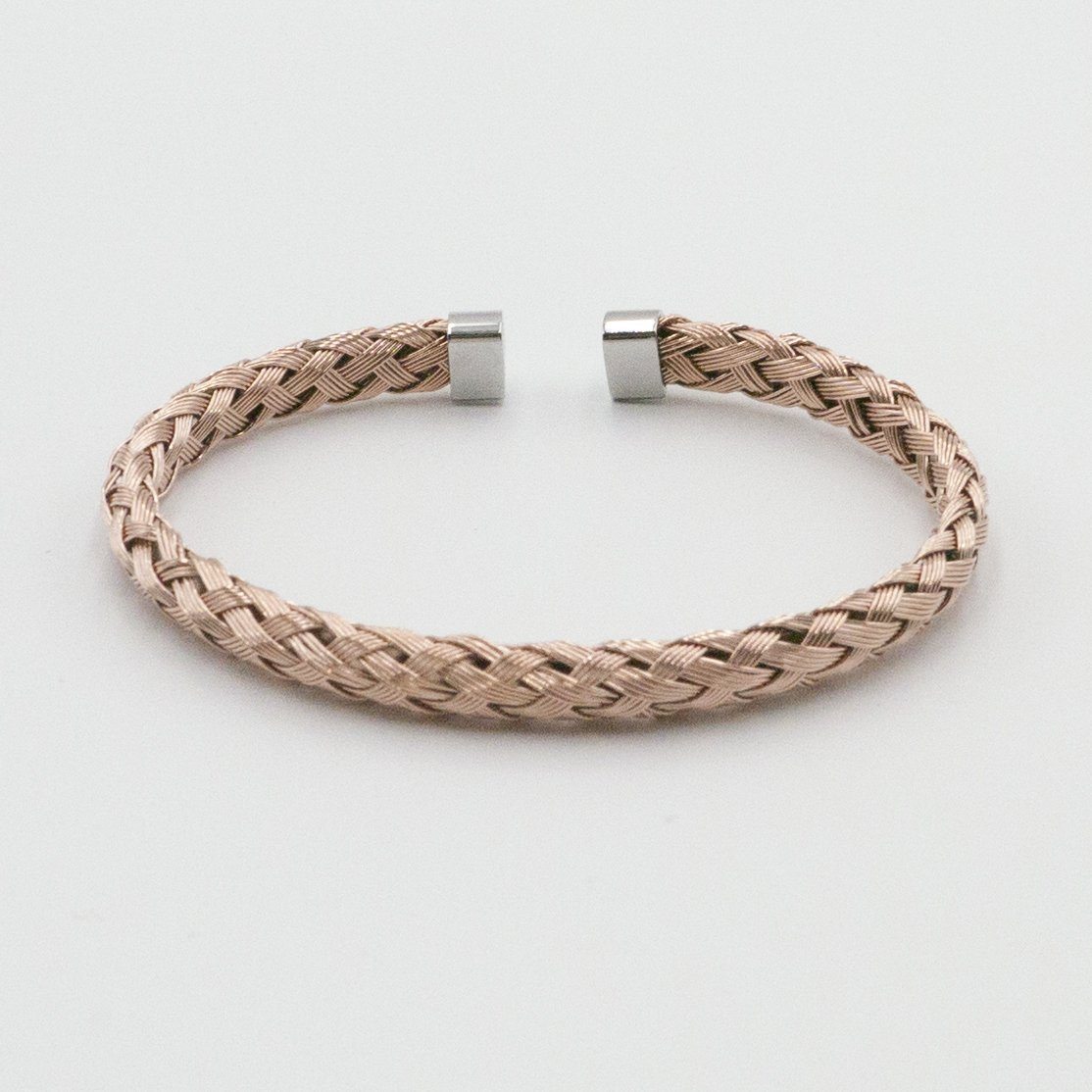vario rose gold woven mesh bracelet